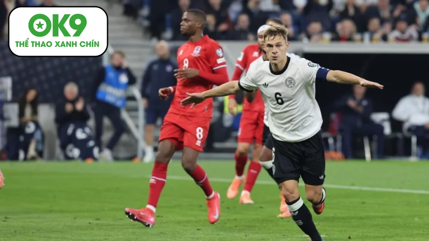 Đức củng cố ngôi đầu bảng khi đối đầu Luxembourg tại vòng loại World Cup 2026.